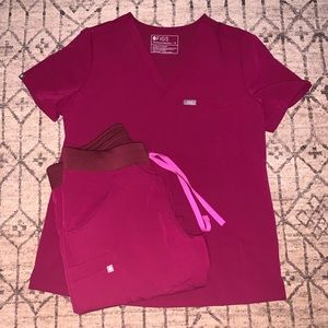 Dark Magenta Figs Set